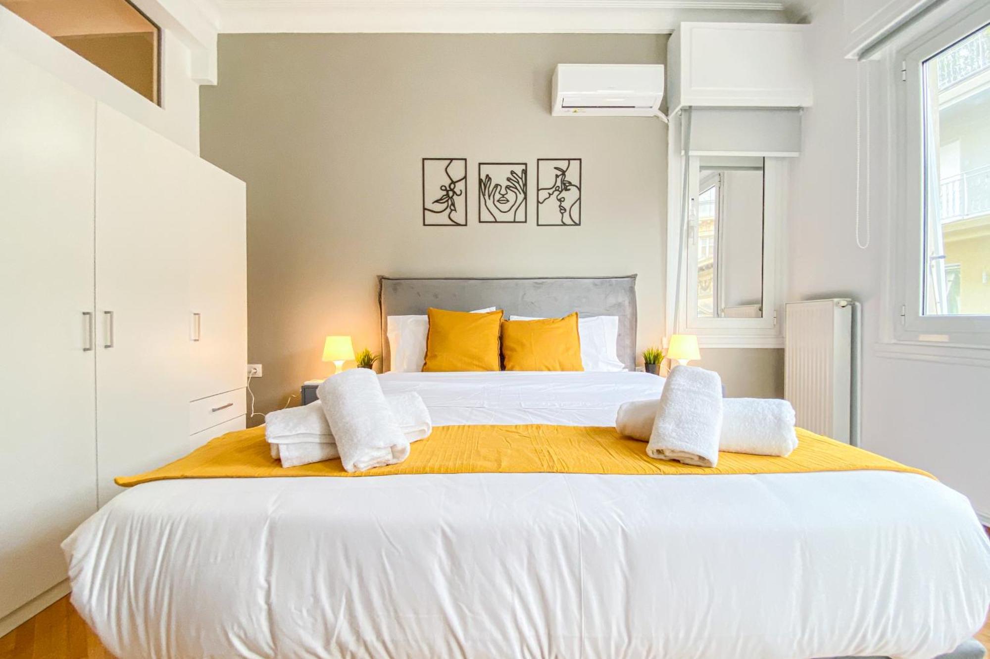 Syntagma Square, 100Sqm Luxurious Family Apt Aten Exteriör bild